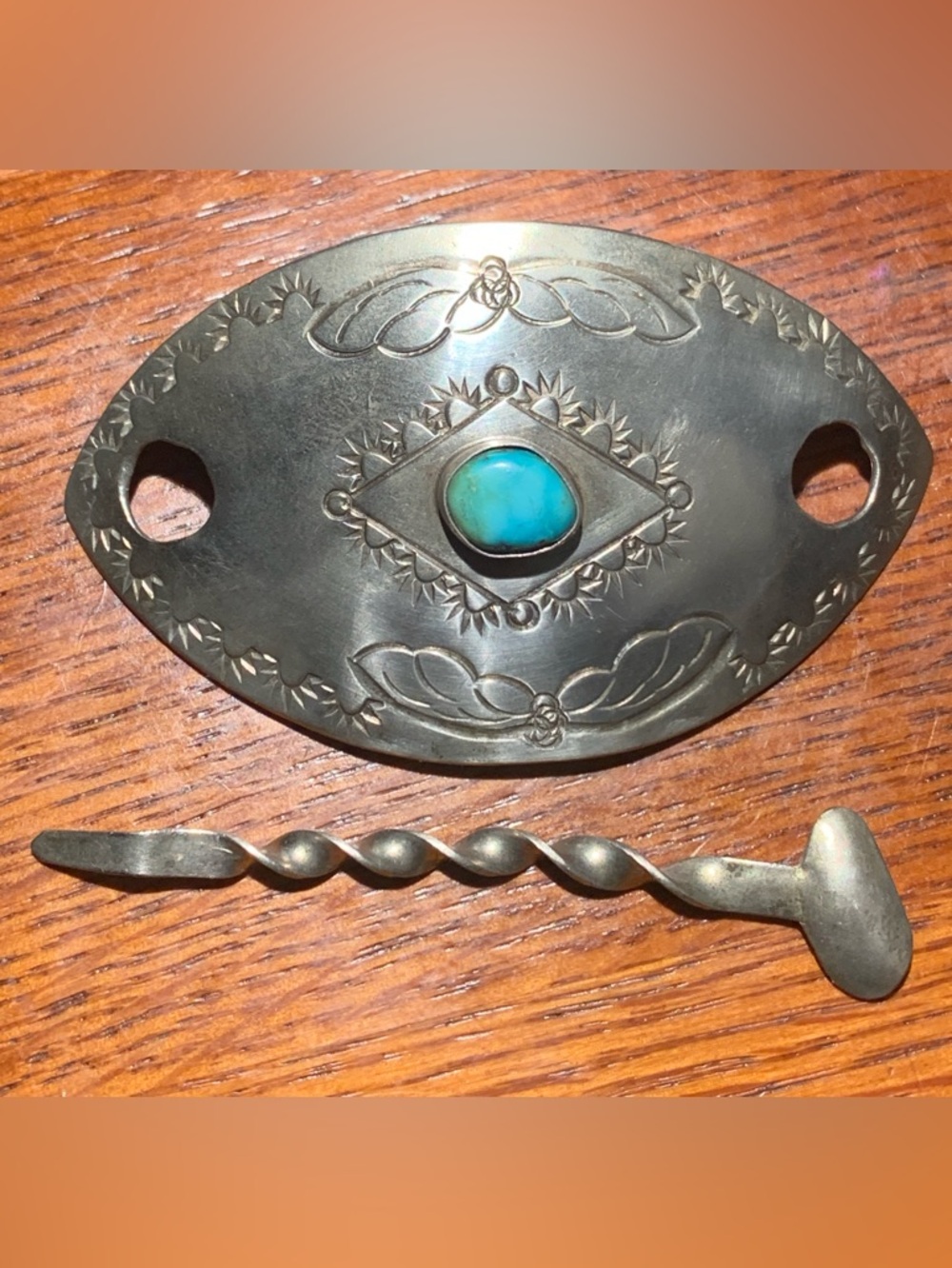 Vintage Native American Hair Barrette